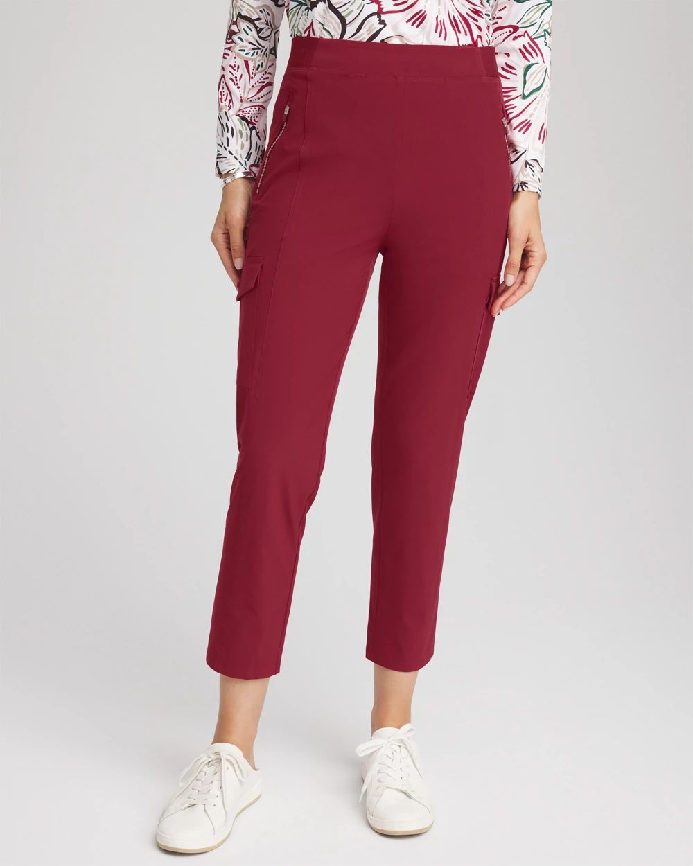 Cropped Pants size 38 (新品タグ付未使用品) Faux Leather Brigitte™ Pull-On Cropped Pants | Chico's